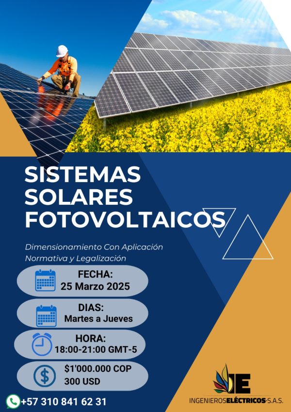 Curso Especializado Sistemas Solares Fotovoltaicos 2025 - Imagen 2