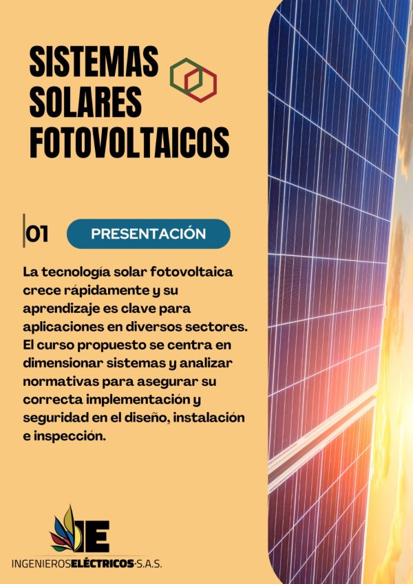 Curso Especializado Sistemas Solares Fotovoltaicos 2025 - Imagen 4