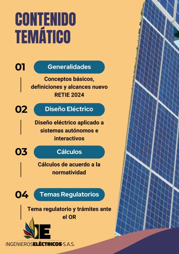Curso Especializado Sistemas Solares Fotovoltaicos 2025 - Imagen 5