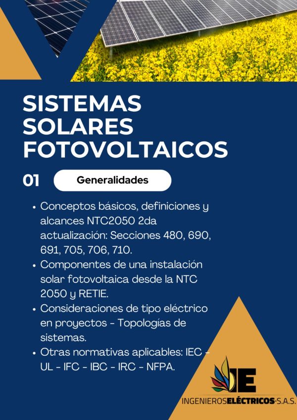 Curso Especializado Sistemas Solares Fotovoltaicos 2025 - Imagen 6