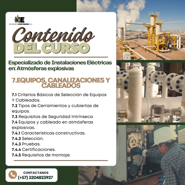 Curso Especializado de Instalaciones eléctricas en ATEX (Atmósferas Explosivas) - Imagen 11