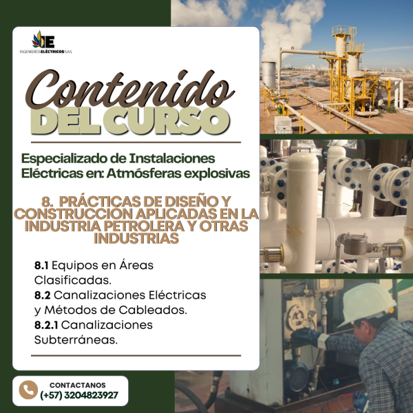 Curso Especializado de Instalaciones eléctricas en ATEX (Atmósferas Explosivas) - Imagen 12