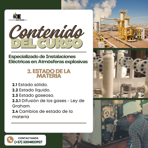 Curso Especializado de Instalaciones eléctricas en ATEX (Atmósferas Explosivas) - Imagen 5