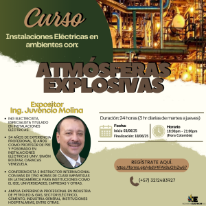 Curso Especializado de Instalaciones eléctricas en ATEX (Atmósferas Explosivas)