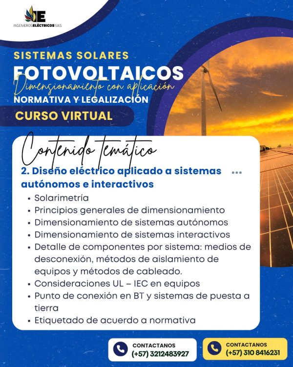 CURSO DE SISTEMAS SOLARES FOTOVOLTAICOS (SSF) ☀️⚡ - Imagen 6