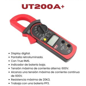 PINZA VOLTIAMPERIMETRA UT200A+