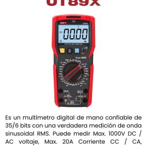 MULTIMETRO DIGITAL UT89X