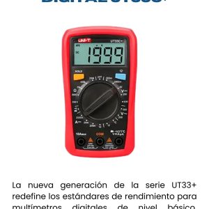 MULTIMETRO DIGITAL UT33C+