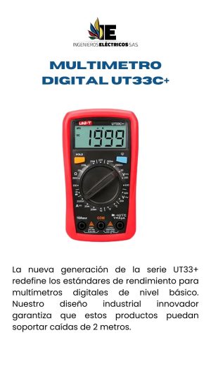 MULTIMETRO DIGITAL UT33C+