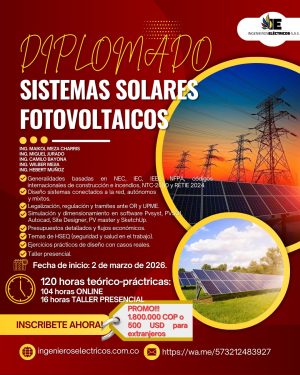 DIPLOMADO EN SISTEMAS SOLARES FOTOVOLTAICOS