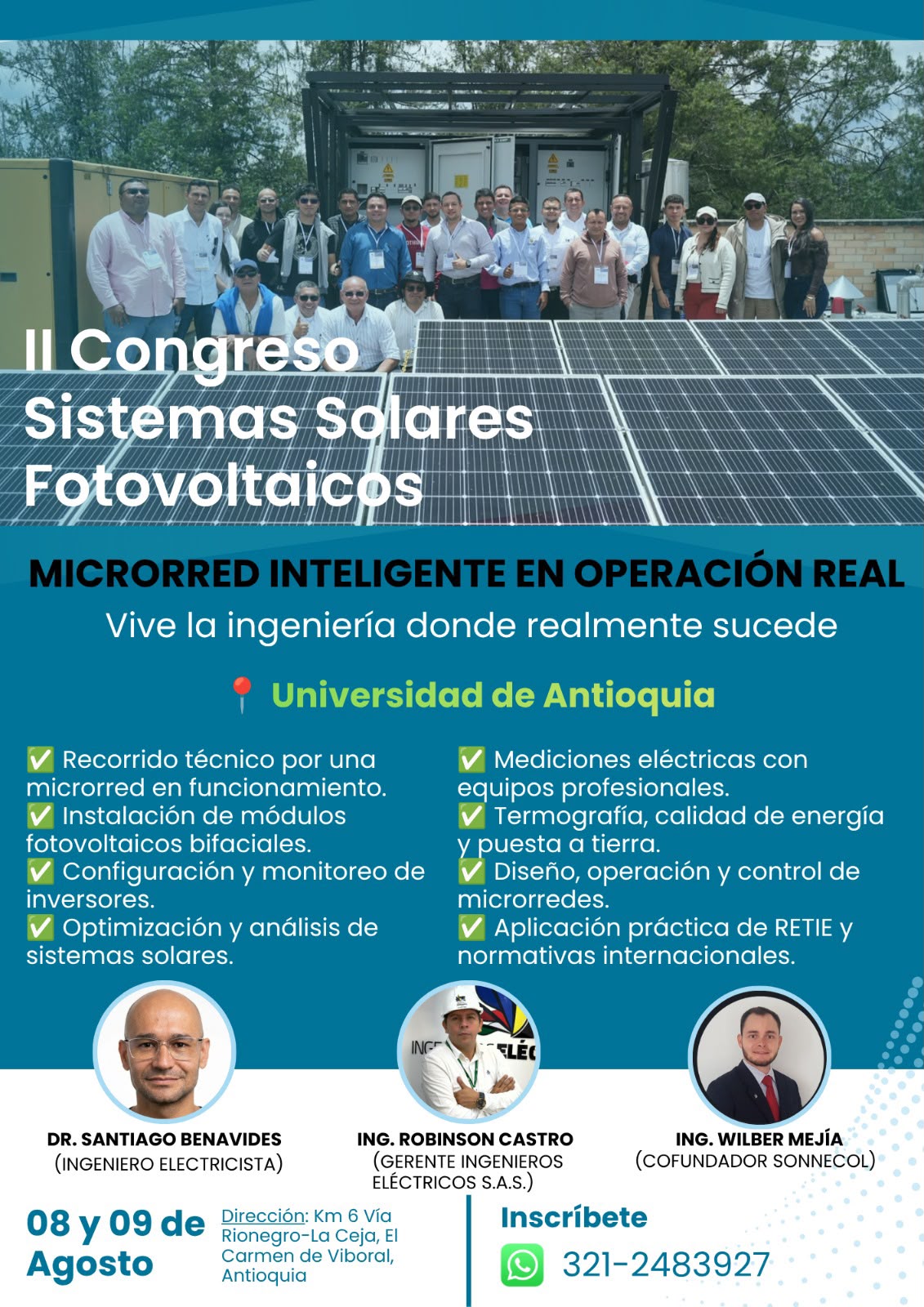 CONGRESO DIPLOMADO ESPECIALIZADO EN SISTEMAS SOLARES FOTOVOLTAICOS